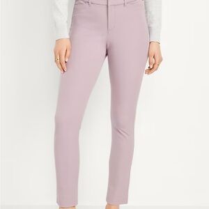OLD NAVY High Waisted Pixie Skinny Ankle Pants Dawn Glow Size 12 NWOT